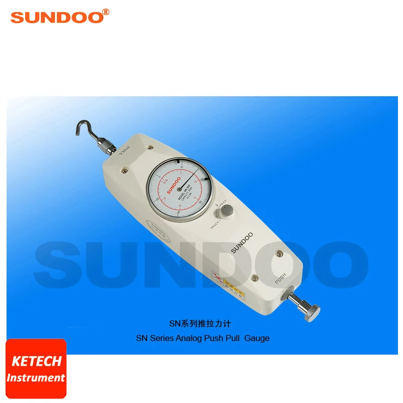 

300N Analog Force Gauge Push Pull Tester Sundoo SN-300