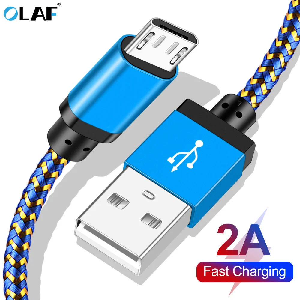 OLAF Micro USB кабель для Xiaomi Mi Redmi Note 5 быстрое зарядное устройство зарядки данных Samsung S7