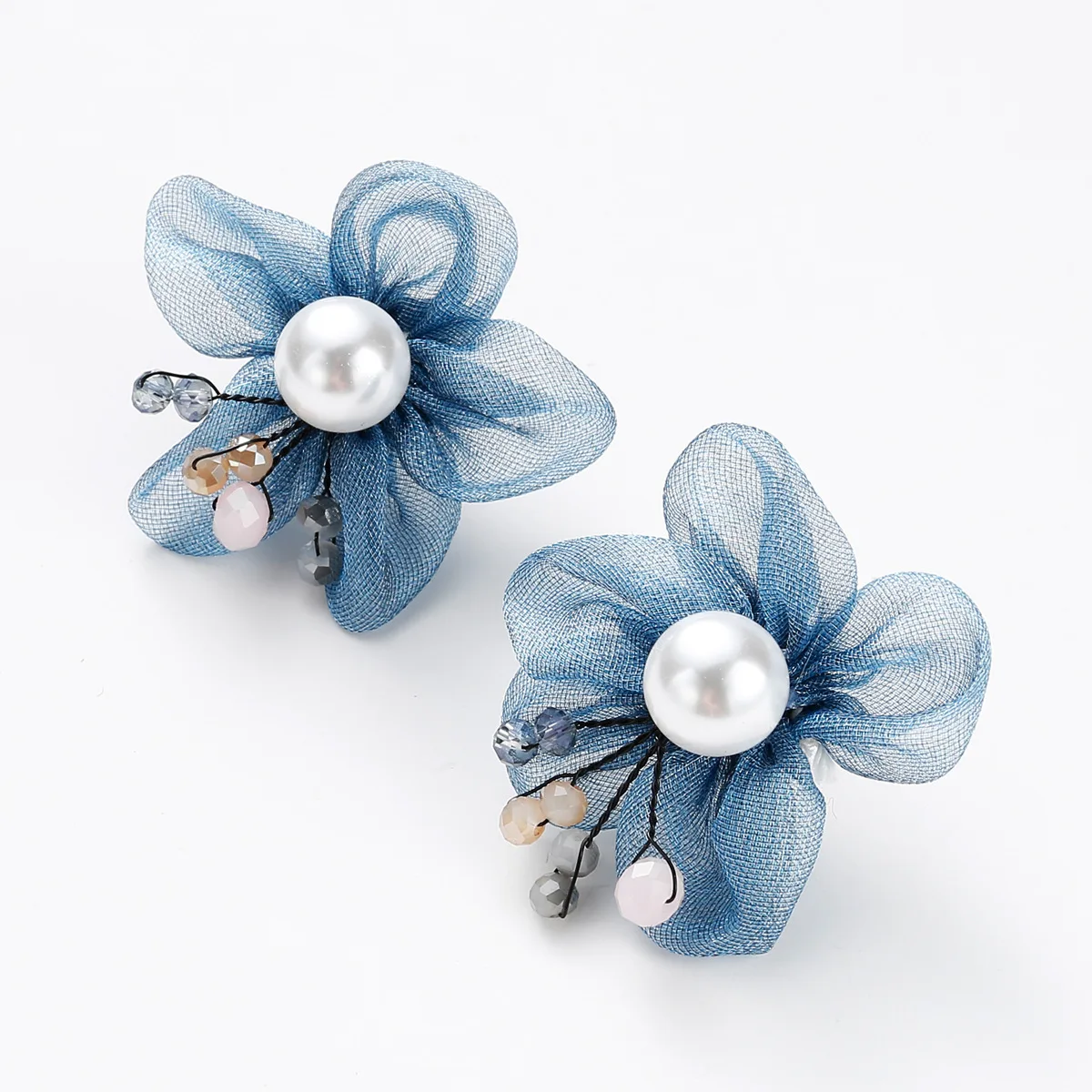 XEEWOOX новые праздничные ювелирные изделия массивные большие кружевные цветочные серьги для женщин модные аксессуары жемчужный подарок