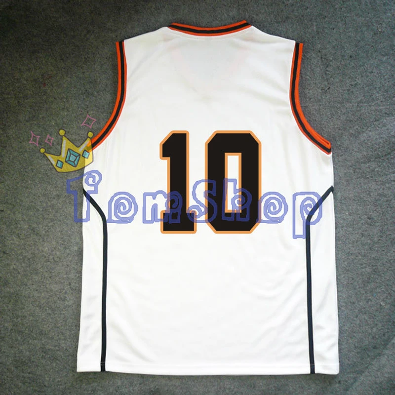 Аниме KUROKO'S Баскетбол Kuroko no Basuke Косплей Shutoku школа #10 Takao Kazunari ведущий Джерси