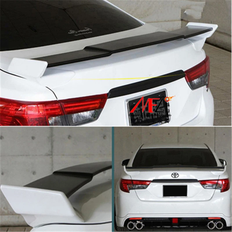 

CEYUSOT For Toyota MARKX Car Spoiler Carbon Fiber Rear Lip Rear Spoiler REIZ Color Spoiler High Quality Tail Fin APPLY TO 10-17