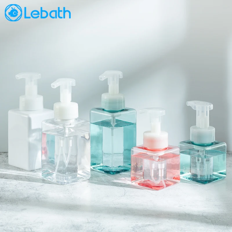 Lebath пенящаяся бутылка гель для душа шампунь дезинфицирующее средство для рук Бутылка для прессования пена для очищения лица отжимная пенная бутылка
