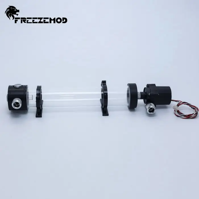 FREEZEMOD 350 мм цилиндр pc охладитель воды бак + SC600 насос Максимальный поток 600л/ч