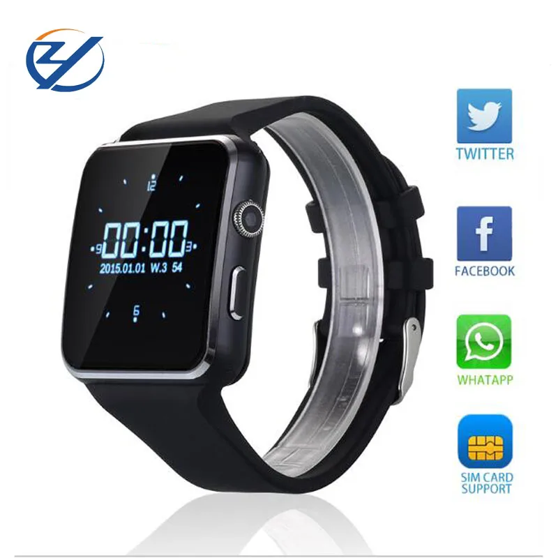 ZAOYIMALL Bluetooth релох inteligente Smart Watch Для iPhone Android Телефон Xiaomi Смарт Часы С Камерой