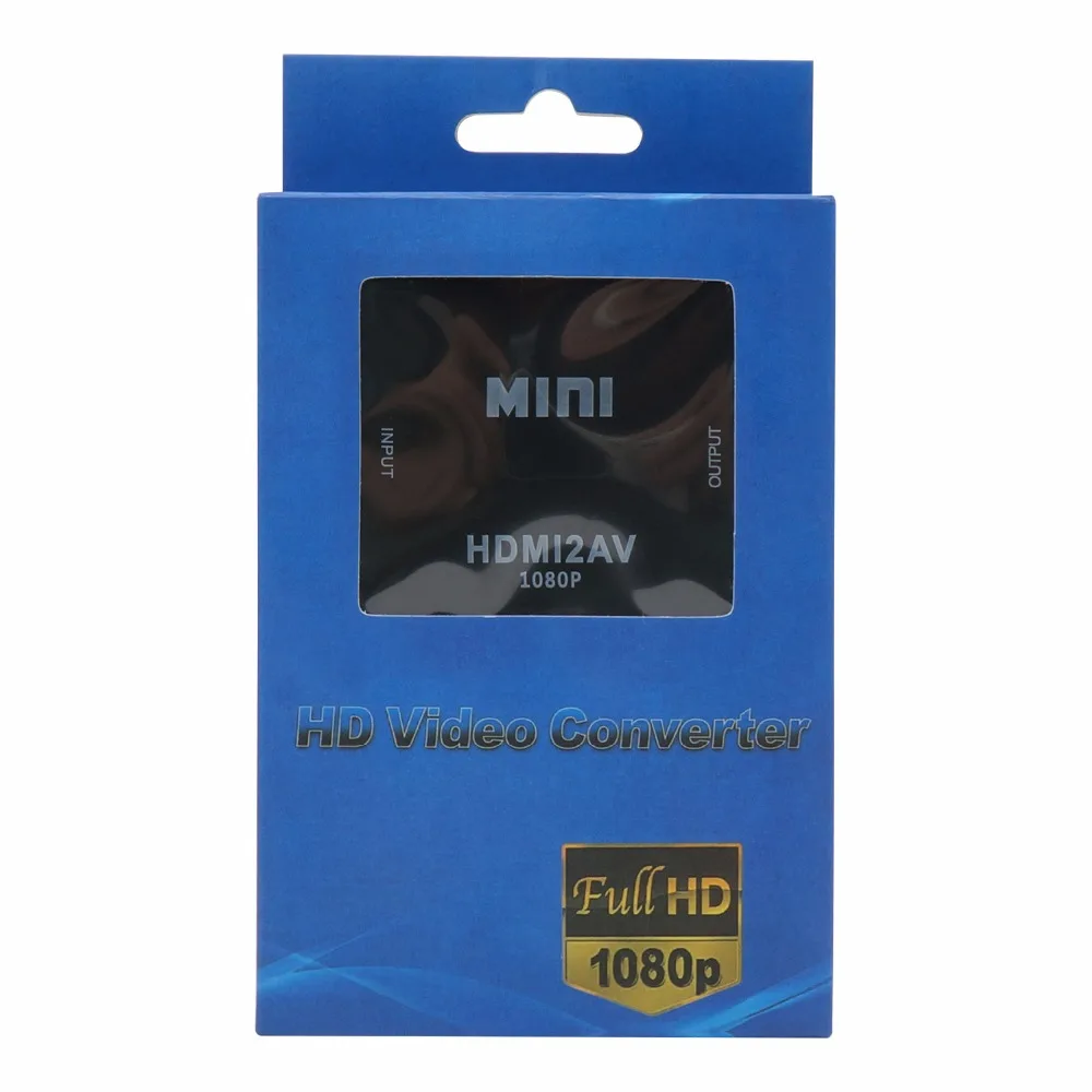 YUNCLOUD HDMI в AV Scaler 1080P конвертер коробка HDMI в RCA AV/CVSB L/R Компонентный видео адаптер HDMI2AV HD Поддержка NTSC PAL