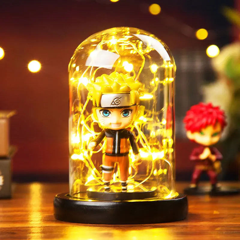Naruto S. orange DIY креативный Наруто Итачи Гаара Саске Какаши ночной Светильник для спальни интерьерный декоративный светильник ing USB подарки - Испускаемый цвет: Naruto