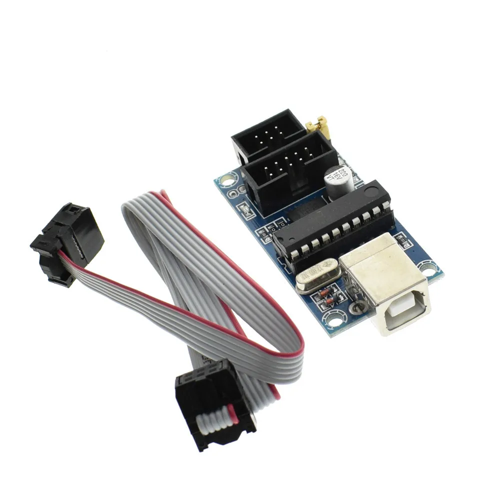 1 комплект USBTiny USBtinyISP AVR ISP программатор загрузчик для Arduino Meag2560 UNO R3 с 10pin Кабель