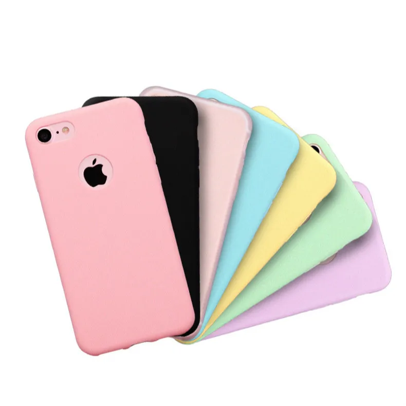 Чехол для iPhone 6 S 7 8 Plus 5 5S X 10 XR XS Max 6splus 7plus милый конфетный оригинальный мягкий