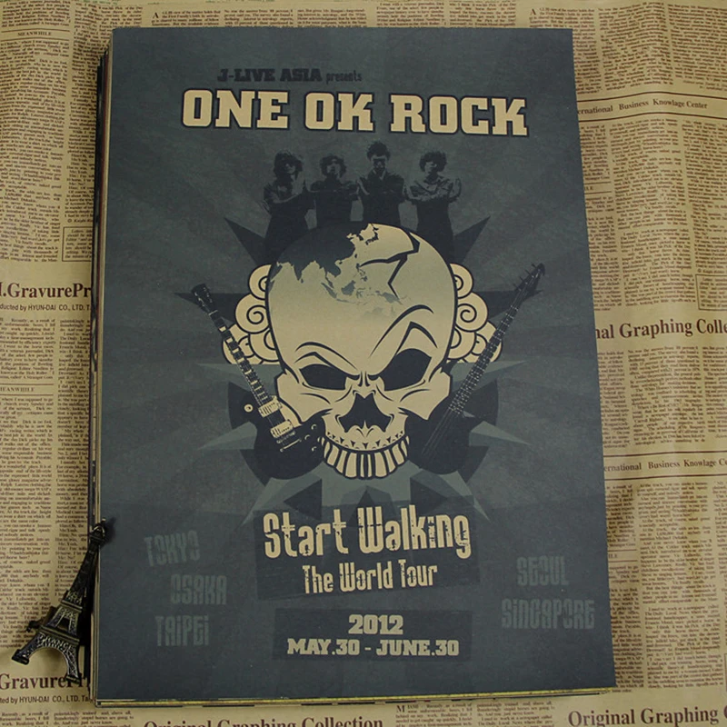 COSY MOMENT ONE OK ROCK Janpanese Rock Band ВИНТАЖНЫЙ ПЛАКАТ Ретро украшение дома кафе настенная декоративная живопись постер QT374