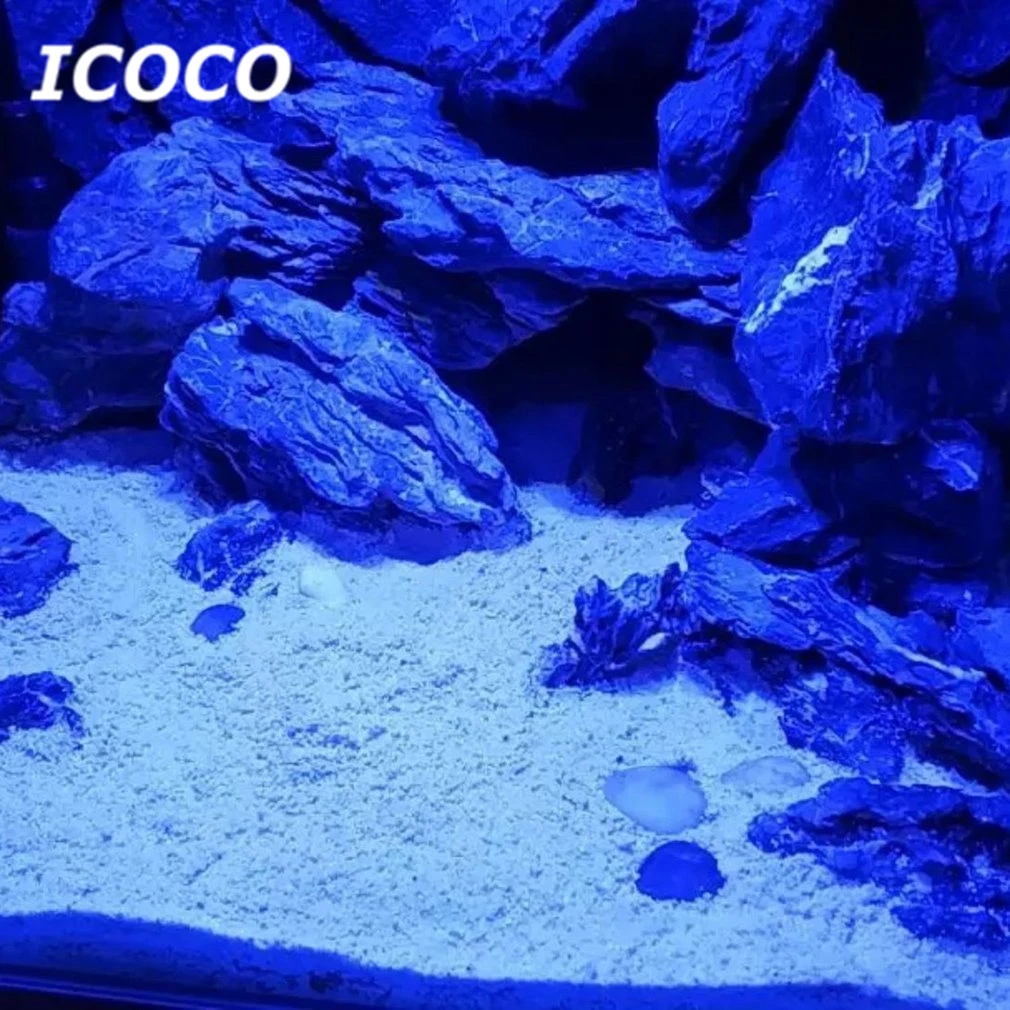 ICOCO Светодиодная лампа для аквариума 30 Вт освещение соленой воды с сенсорным