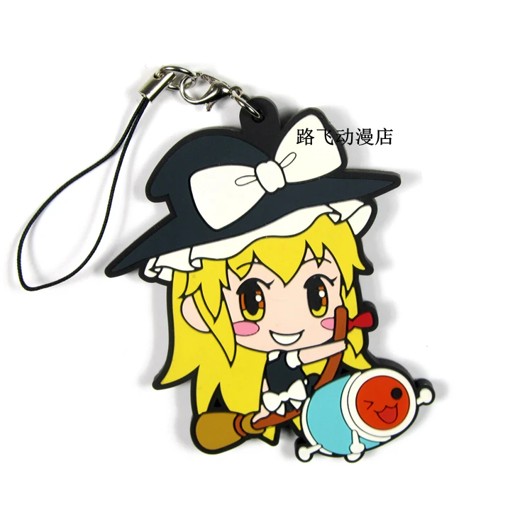Аниме TouHou Project фигурку аниме модель резиновые Хакурей рейму в стиле Мариса