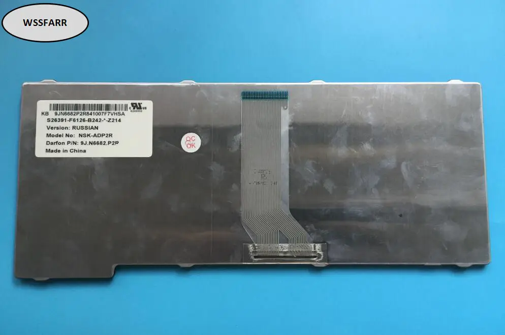 Оригинальная новая клавиатура RU для мобильных телефонов Fujitsu Esprimo V5505 V5545 V5535 V5555