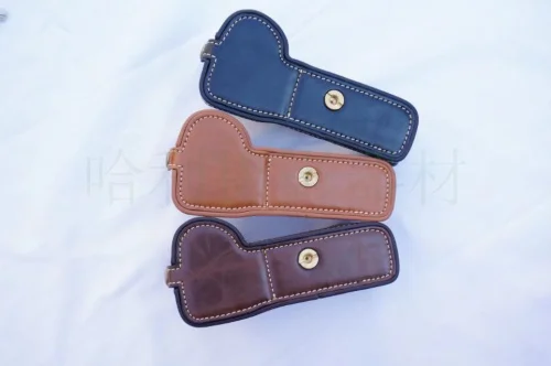 

PU Leather Camera Case Half Bag Cover Battery Open For Sony ILCE-9 A9 bottom-open