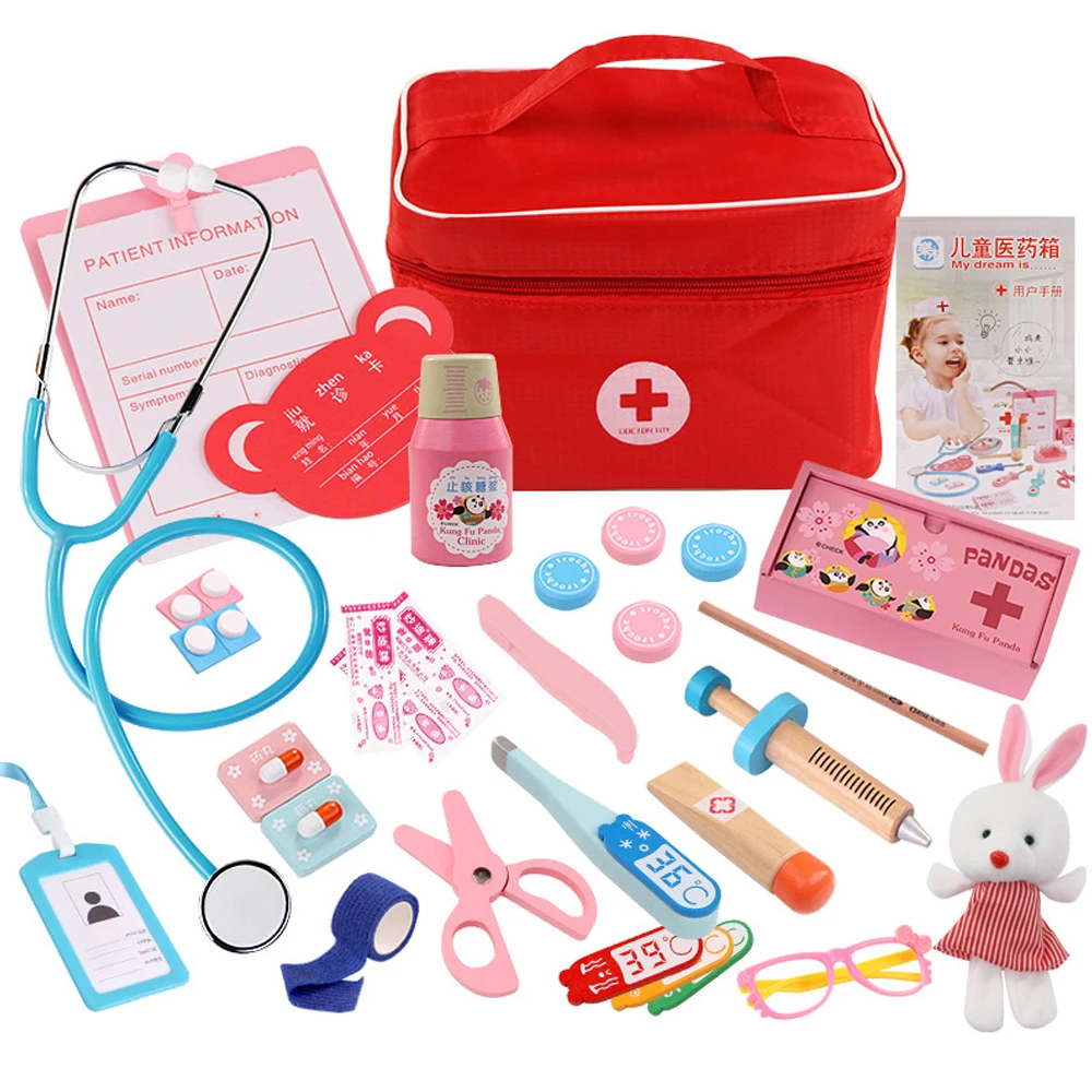 

2019 NEW Kids Doctor Toys Role-playing Games Doctor Sets Dentist Medicine Box Pretend Doctor Play Toys for Children Girls