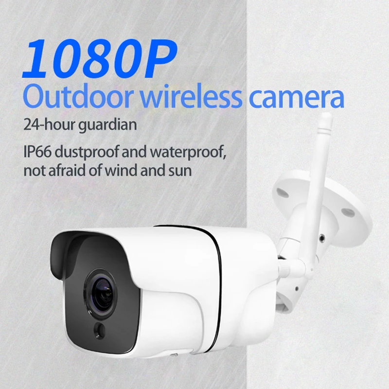 Jvtsmart уличная беспроводная Wifi CCTV ip камера 1080P 720p HD ночного видения Пуля