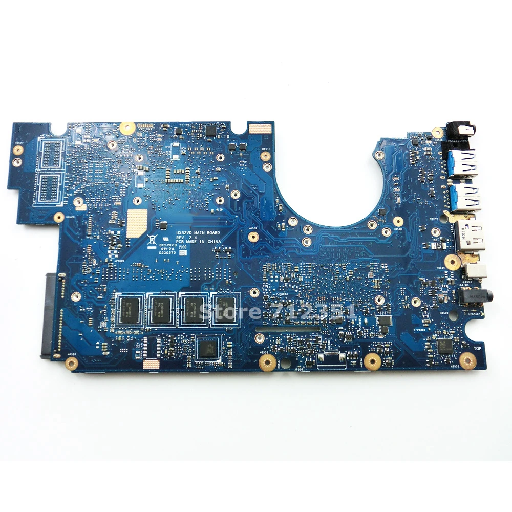 UX32A i7 3537 процессор 2 Гб RAM Материнская плата ASUS Zenbook UX32V UX32VD ультрабук материнская