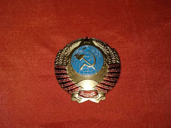 no ribbon CCCP медаль русская Красная площадь сувенир День Победы значок корсаж СССР металлические военные украшения WW II подарки - Цвет: no ribbon