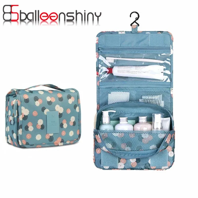 Портативная Водонепроницаемая складная сумка для мытья дорожный держатель