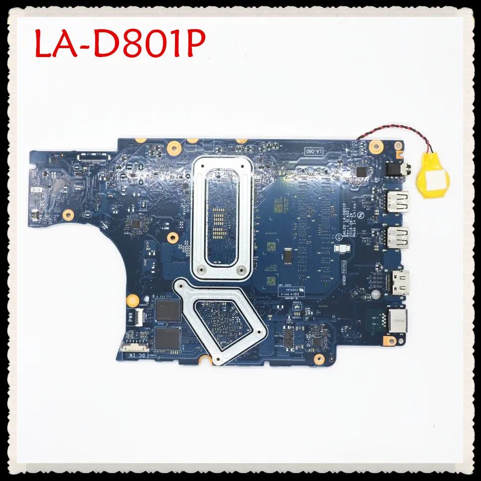 Для DELL 5567 5767 материнская плата для ноутбука I7-7500U CPU BAL20 LA-D801P CN-0Y8N7H 0Y8N7H с