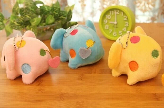 10 см плюшевый слон плюшевые игрушки кукла брелок подарок плюшевая игрушка