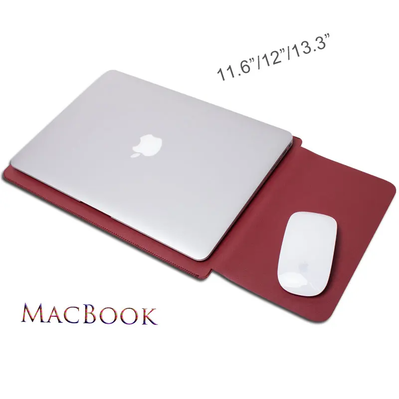 Кожаный чехол WALNEW для Apple Macbook Air 13 Pro 15 Retina 11 6 дюйма ноутбука сумка | Компьютеры и