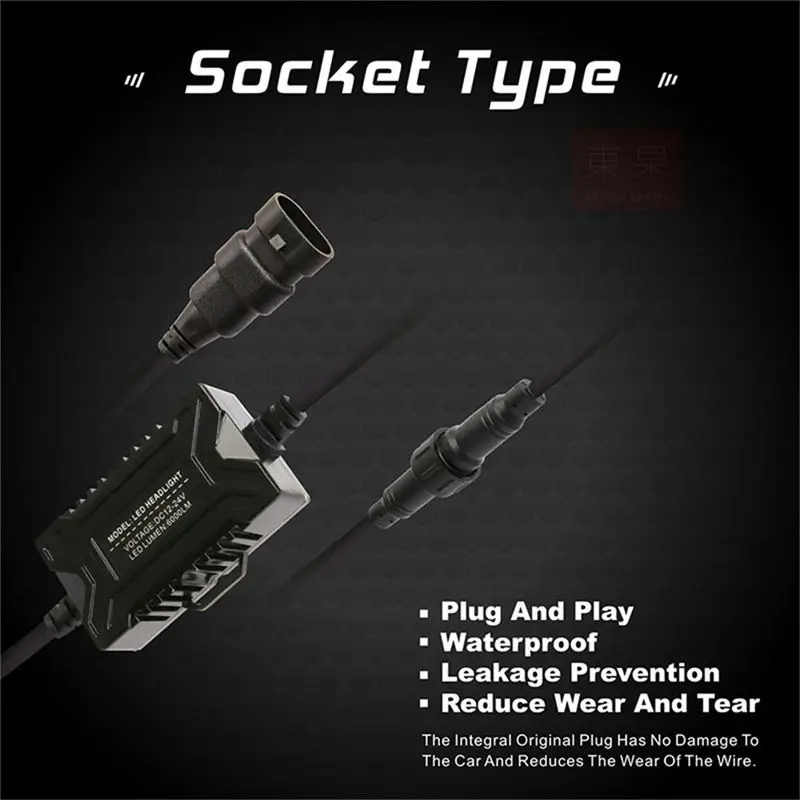 9012 HIR2 Car Lights LED 6500K 12000Lm/set ZES Headlight Bulbs Lamp for Auto Headlamp Lamps Light Accessories Styling | Автомобили и