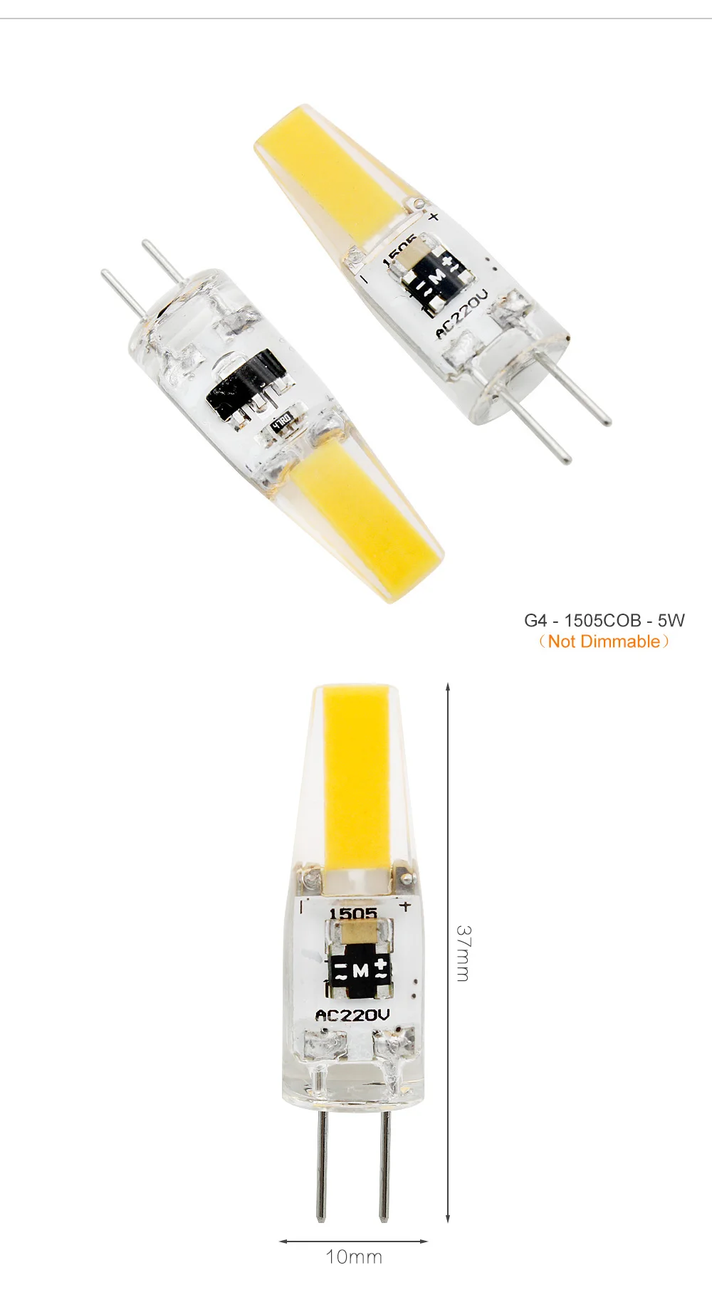 3 Вт 5 Вт 7 Вт затемняемый G4 220 В светодиодный светильник 2835 SMD COB светодиодный светильник для хрустальной люстры лампа Заменить галогенный точечный светильник