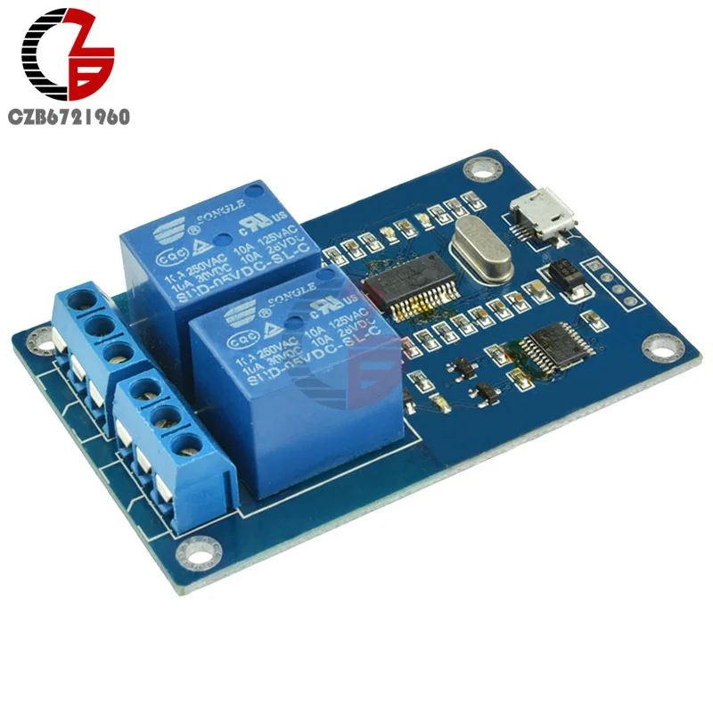 DC 5V 2 канальная микро Светодиодная панель управления с индикатором канальный USB