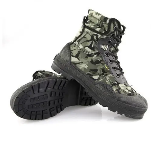 2015 Cool New Men's Canvas 100% Rubber Sole Military Tactical Shoes Combat Boots | Обувь