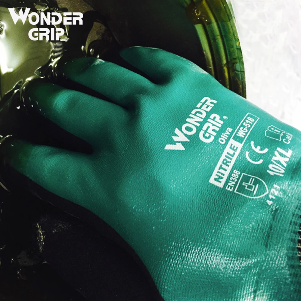 Wonder Grip термо плюс Coldproof рабочие перчатки двухслойный латекс с покрытием маслостойкость Садоводство рыболовные рабочие перчатки