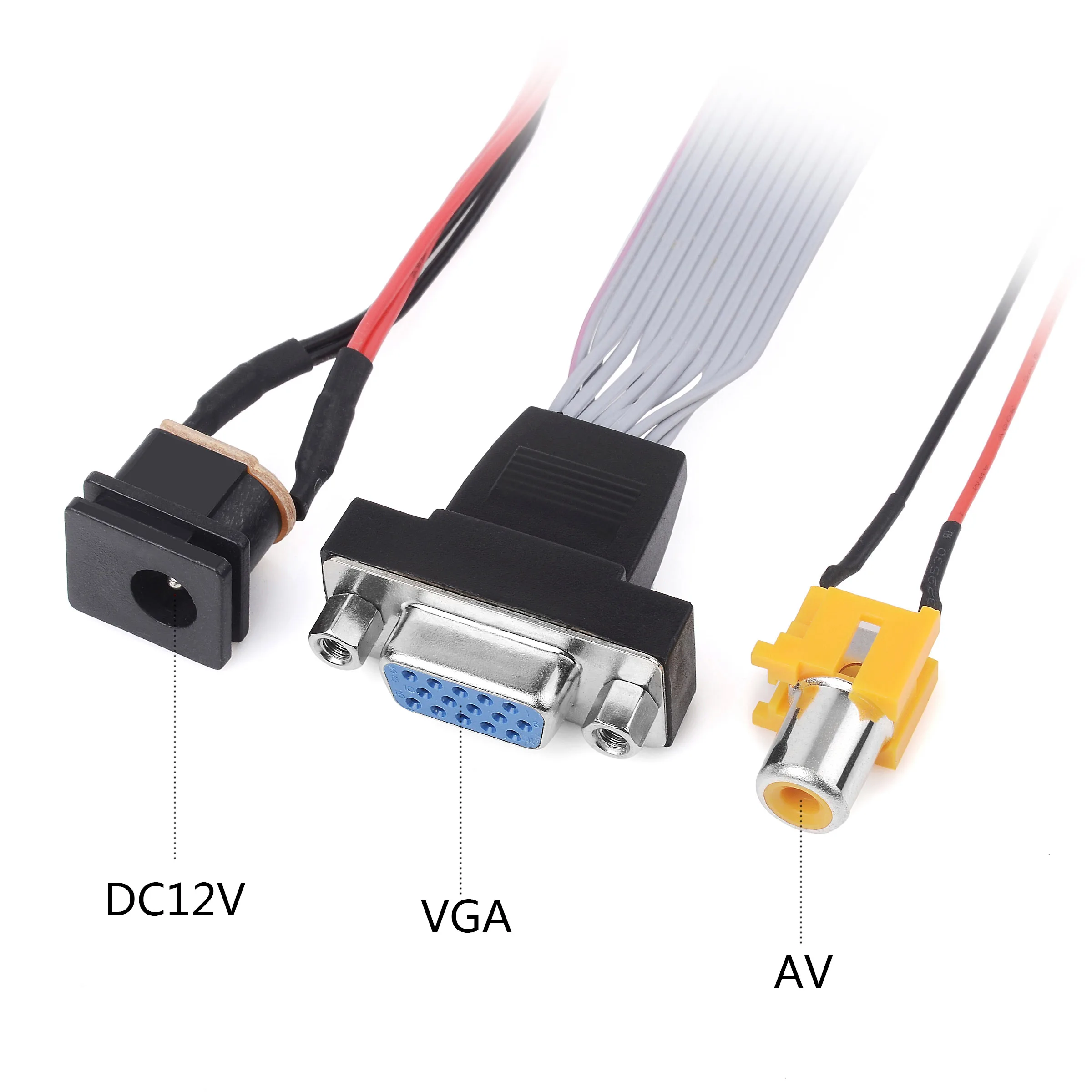 5 дюймов 640x480 VGA драйвер управления AV+ VGA плата для AT050TN22 V.1 AT056TN52 V.2 AT080TN52 V.1
