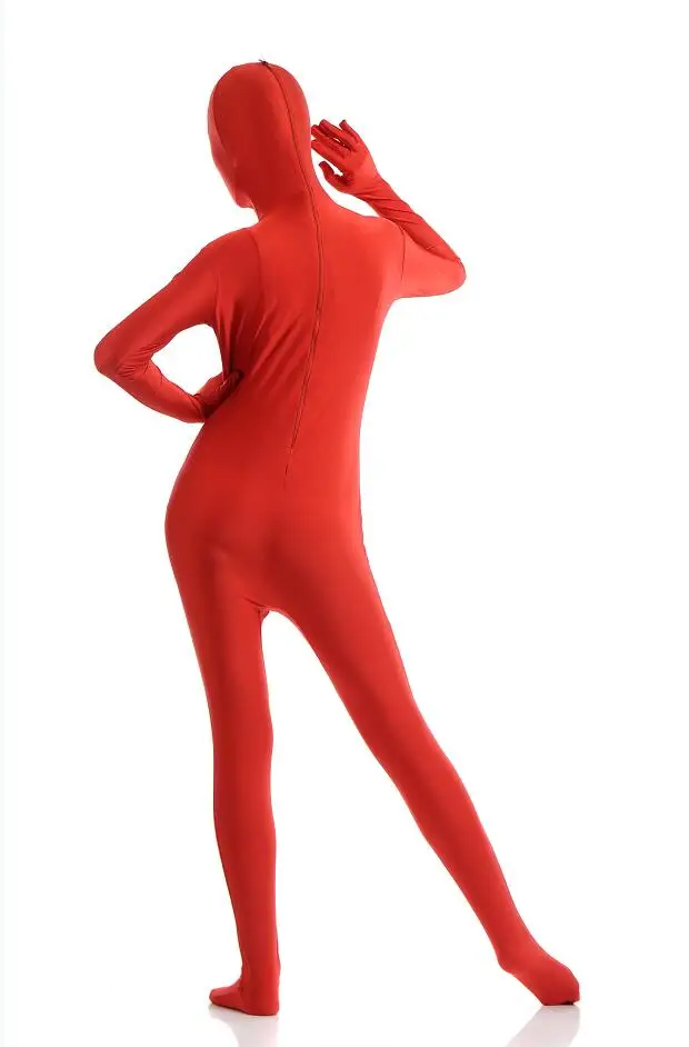 Высокое качество Zentai костюмы полный тело лайкра косплей одежда кожа костюм комбинезон костюмы на Хэллоуин Взрослый комбинезон унисекс
