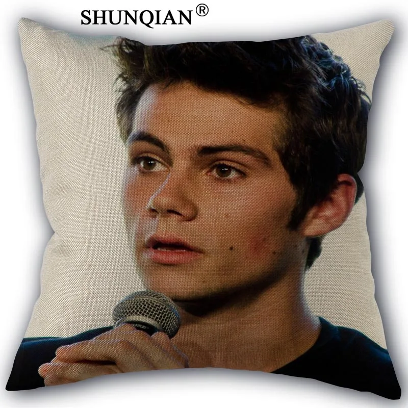 Чехол для подушки dylan o brien индивидуальный чехол из хлопка и льна домашний