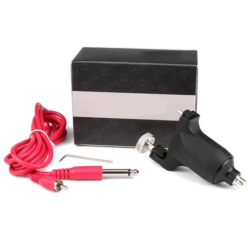 2018 Новая профессиональная алюминиевая ротационная тату-машина пушка Лайнер Шейдер с интерфейсом RCA для боди-арта черная синяя красная