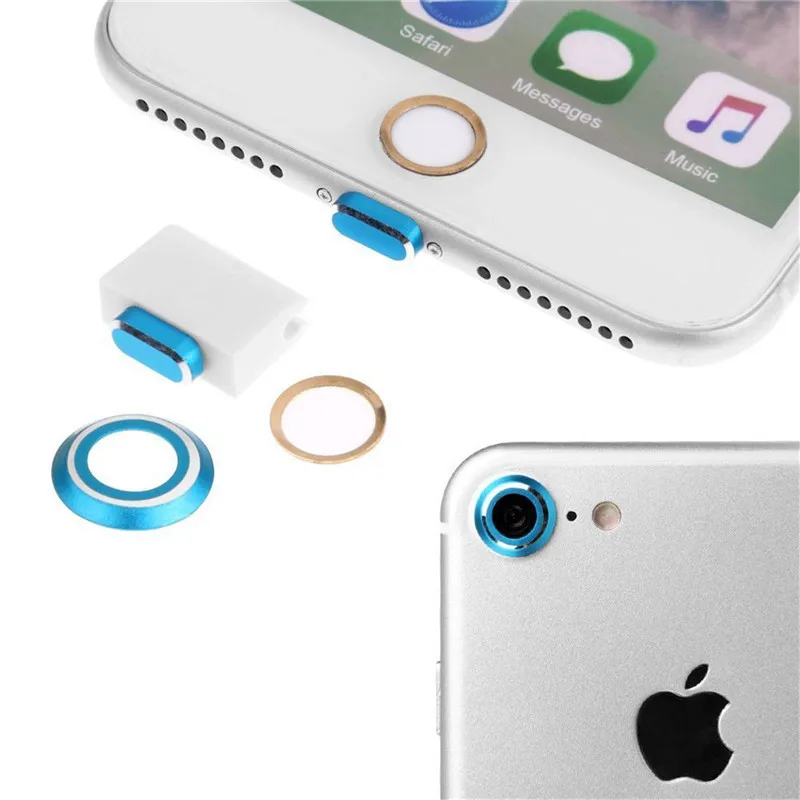 10x для Apple IPhone 7/7 Plus Главная Кнопка Стикеры и Объективы фотоаппаратов кольцо чехол