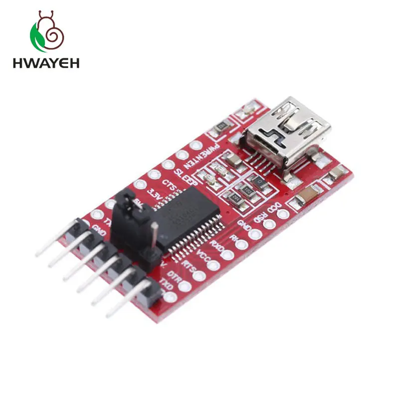 5 шт. FT232RL FT232 USB к TTL в 3 В кабель для скачивания модуль последовательного адаптера