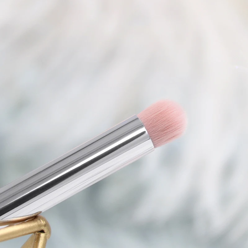 blending brush-s BBL Розовый Премиум макияж кисти рассыпчатая пудра полировка скульптуры Румяна Конические смешивания хайлайтер тени для век кисти макияж инструменты - Handle Color: blending brush-s