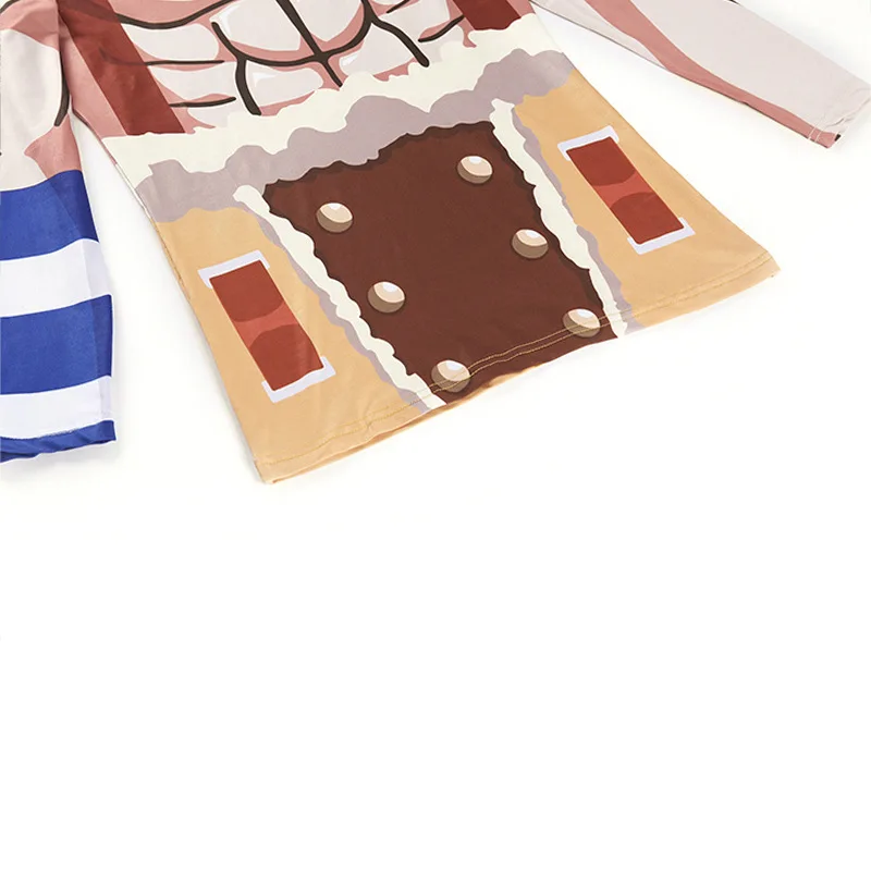 

Japanese Anime ONE PIECE Usopp Men Top Tee Fitness Long Sleeve 3D Print Cartoon T shirt Compression Sports Muscle Casual Tops