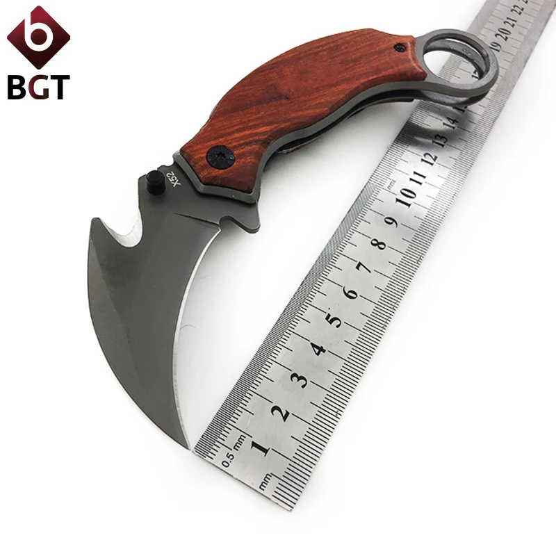 Складной нож Karambit BGT X52 тактические походные боевые ножи для выживания охоты