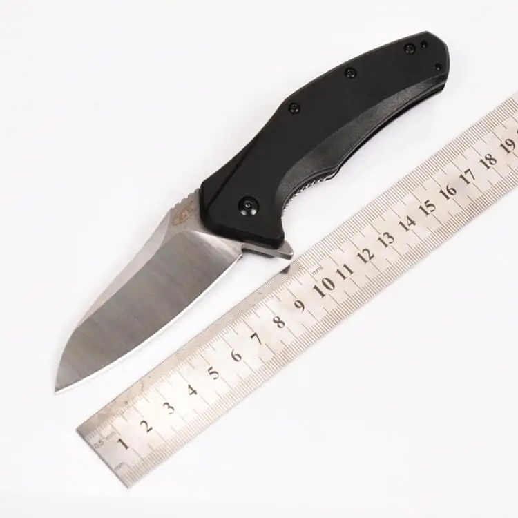 Черный ZT0770 складной нож 0770 7Cr18Mov лезвие из стекловолокна и пластика Ручка шарикоподшипник ножи Открытый выживания тактический EDC Многофункциональный инструмент - Цвет: Черный