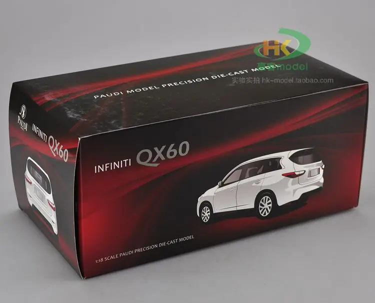 1:18 Infiniti QX60 SUV Педальная версия легкосплавная модель автомобиля литая под давлением металлическая Коллекция подарков для взрослых оригинальная коробка
