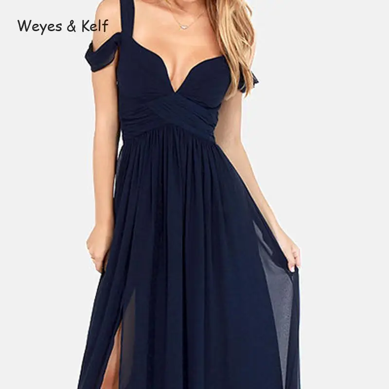 Женское шифоновое платье с V образным вырезом и открытой спиной|women maxi dress|sexy party