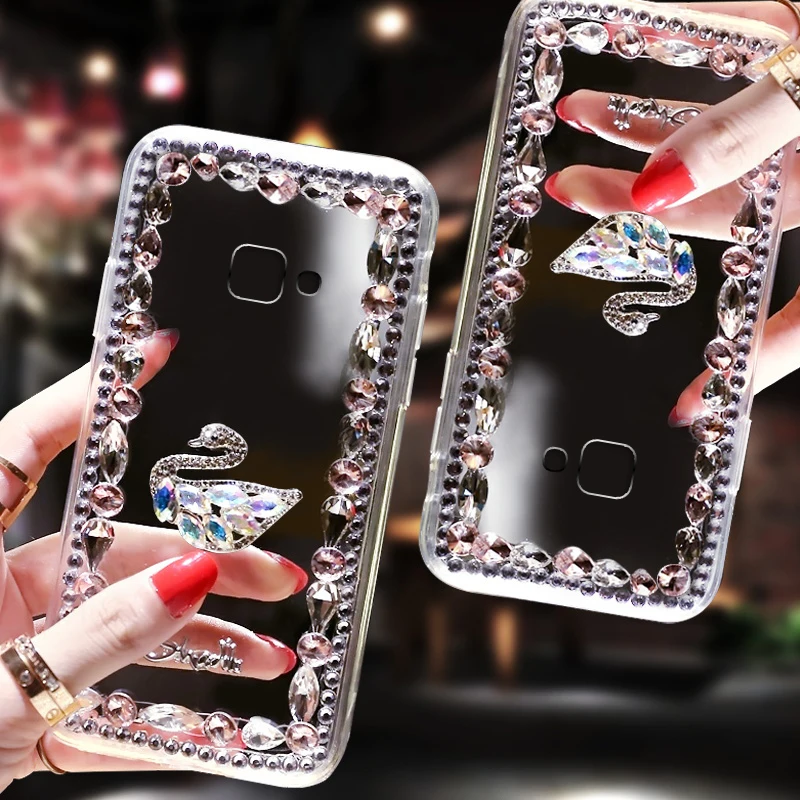Для samsung A5 (2017) роскошный Алмазный чехол для мобильного телефона акриловый