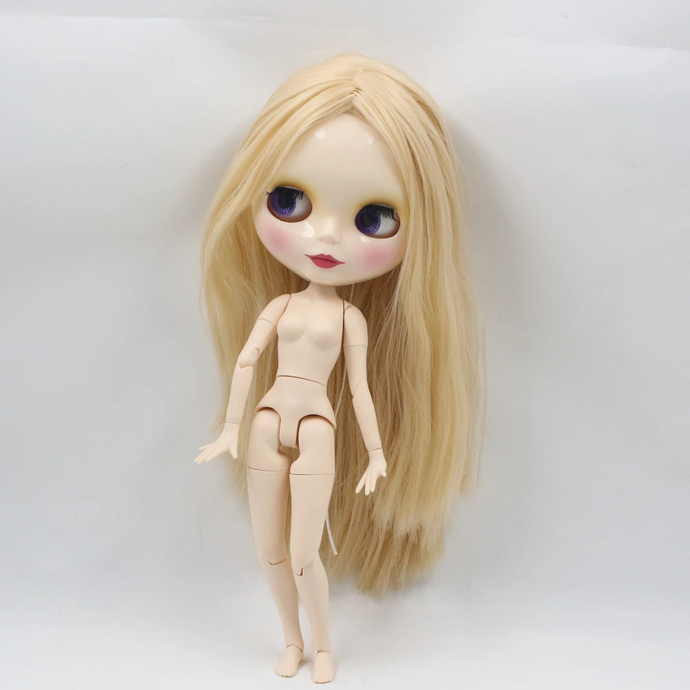 Ледяной DBS Blyth кукольные серии No.230BL3307 бокал для шампанского волос из белой кожи 1/6