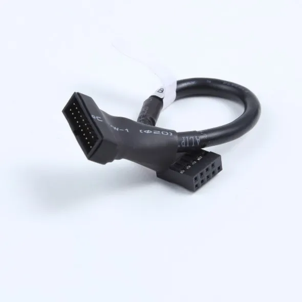 Новый 15 см USB 3 0 20pin Корпус Мужской к материнской плате 2 9pin Женский Кабель адаптер