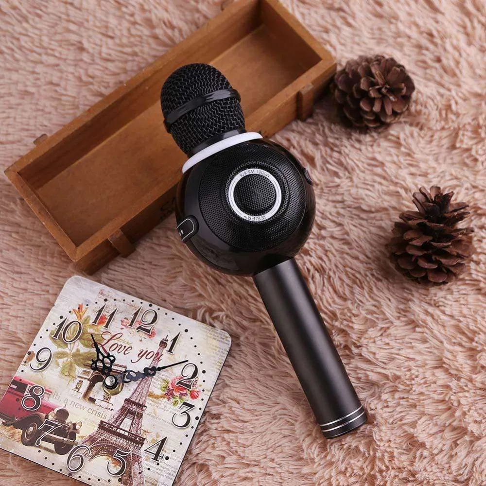 Беспроводной Микрофоном Hi Fi Динамик Bluetooth радио|Портативные колонки| |