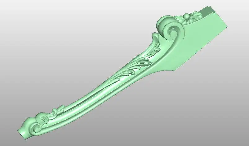 3D model STL format file for cnc router engraving furniture sofa cabinet chair leg pattern Artcam 763 | Инструменты