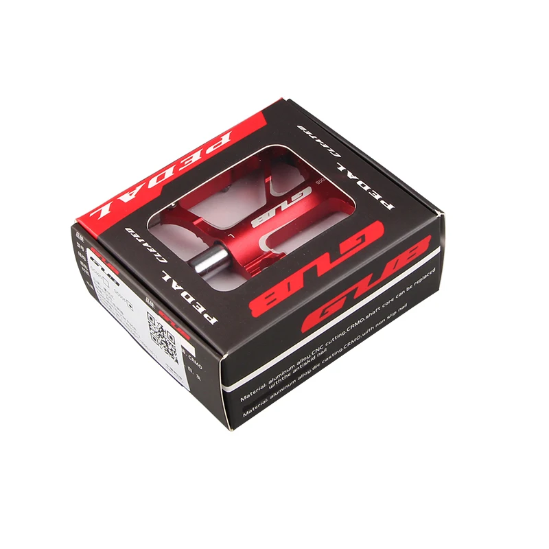 

GUB GC005 Bicycle Pedal Aluminium Flat Platform Pedals Chrome Axle MTB Road Bike BMX Bearing Pedals Cycling Ultraligeros Pedales