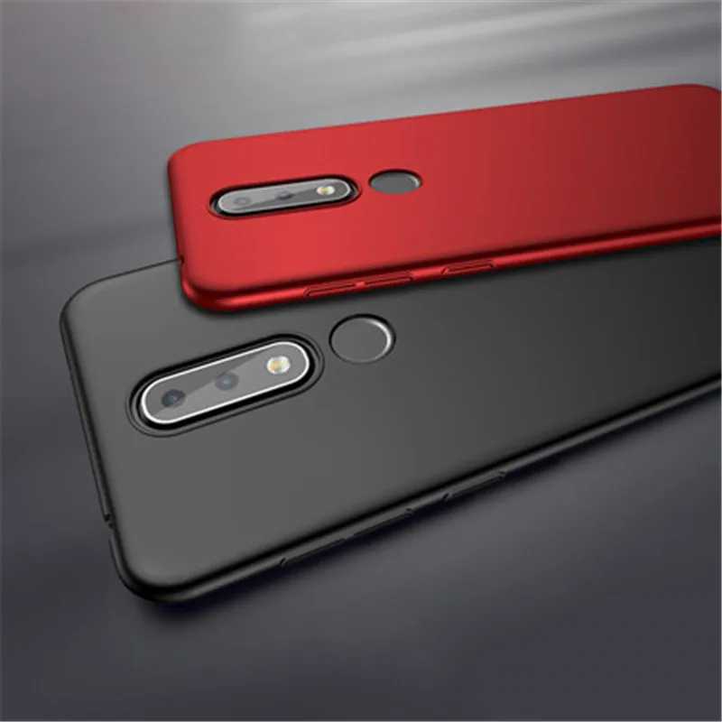 Case For Nokia 5.1 Plus X5 2018 Luxury Ultra thin Hard Frosted Shield back Cover X6 case |