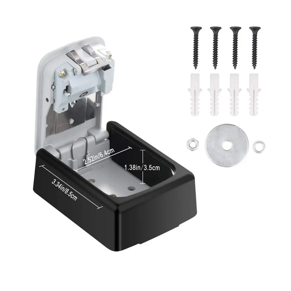 Настенный Сейф для ключей ящик хранения с изменяемым кодом 4-значный